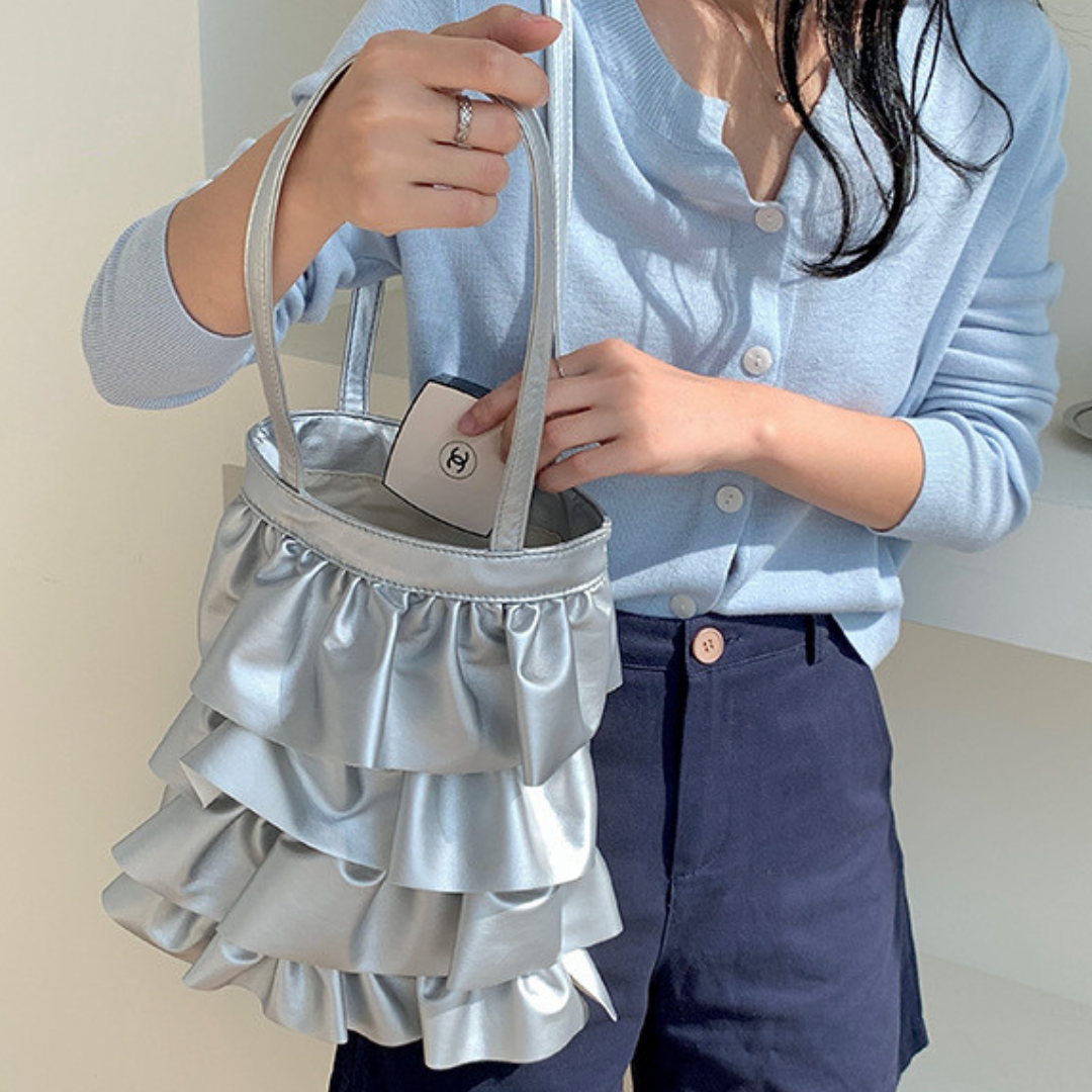 frill tote bag lf2547