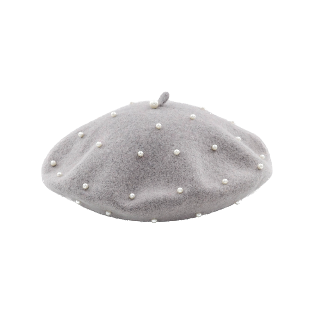 wool pearl beret lf2583