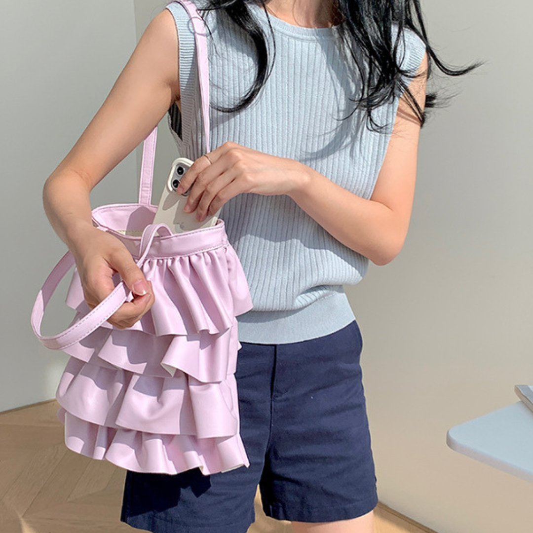 frill tote bag lf2547