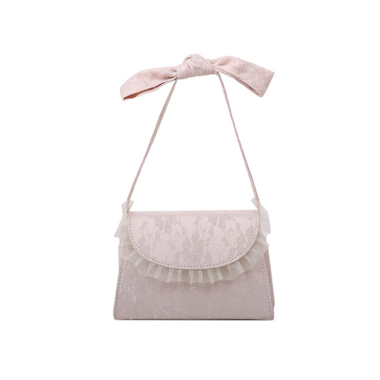 lace material shoulder bag lf3133