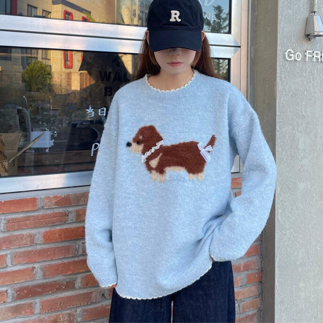 【Ranking1位】dachshund sweater lf3371