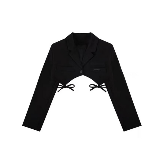 mini length ribbon point jacket lf2991