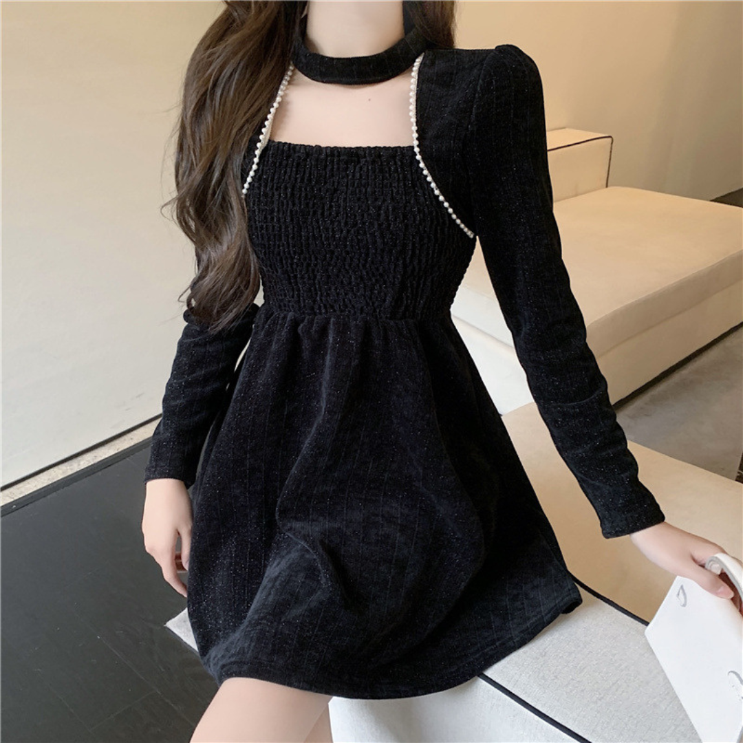 halter neck dress lf2685
