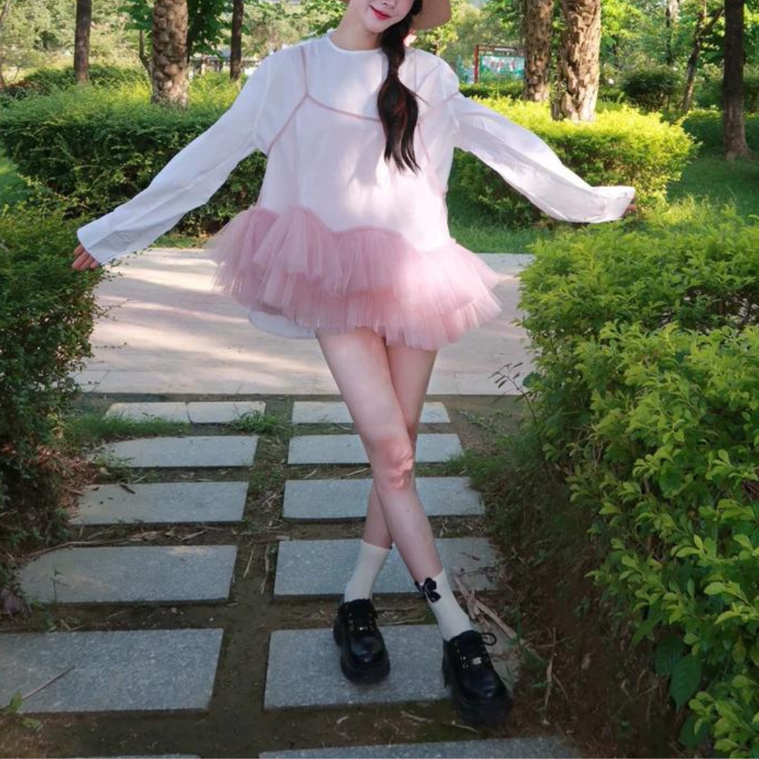 see through blouse lf3321