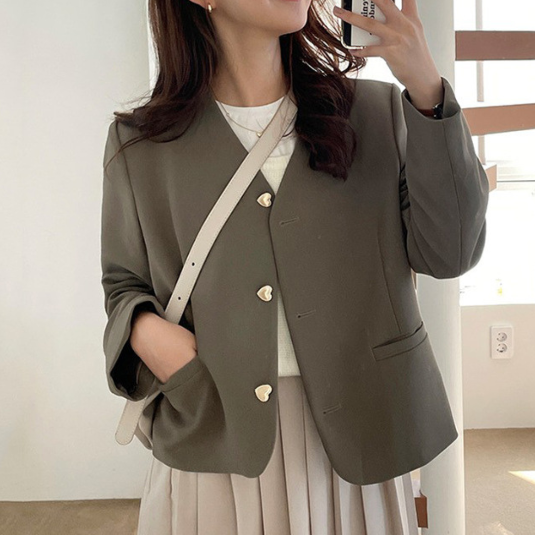 V-neck Classic Double Pocket lf2620