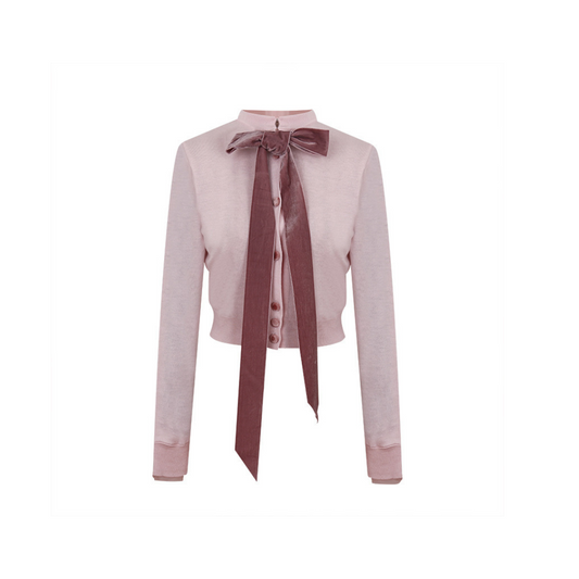 two-way ribbon cardigan lf2879