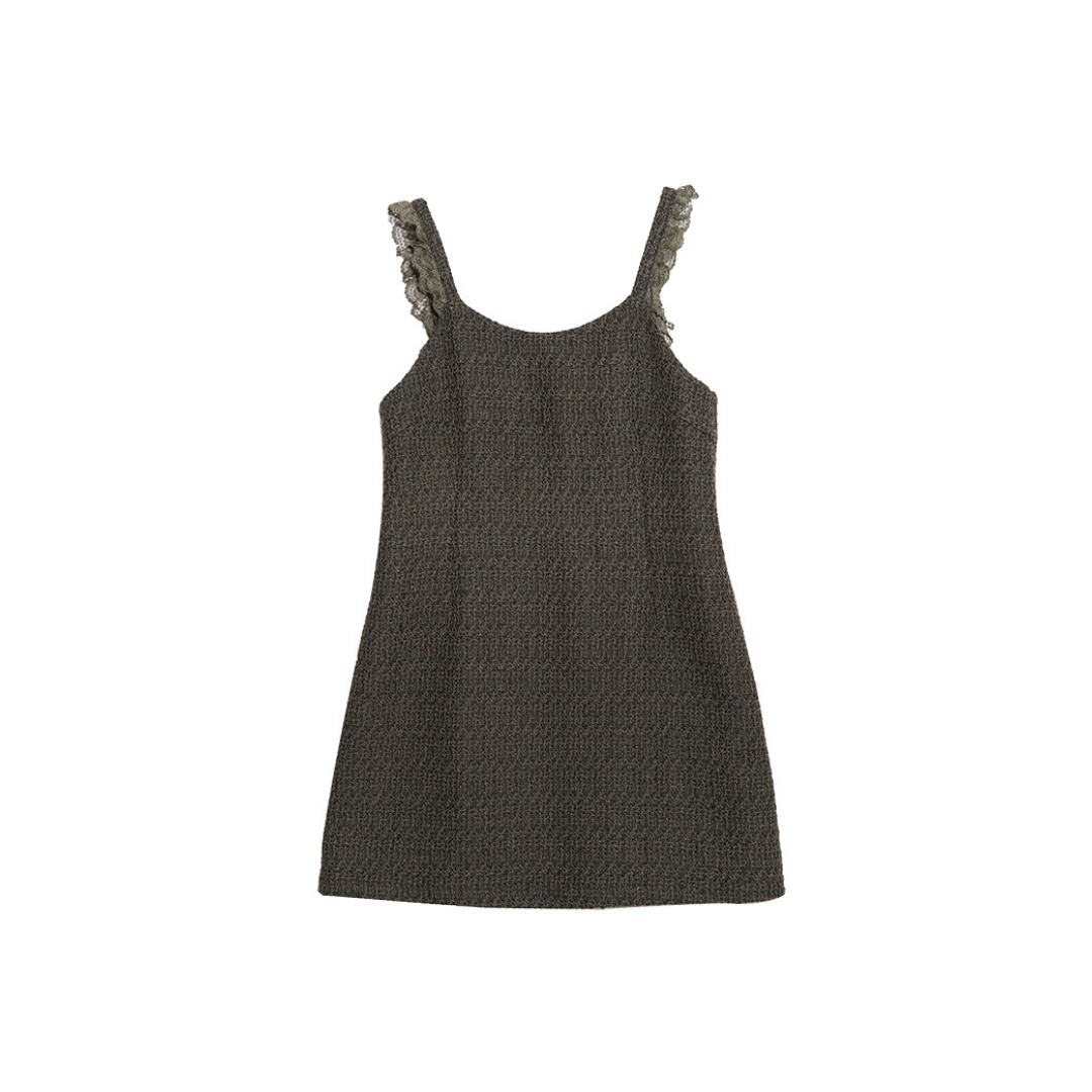 lace strap dress lf2667