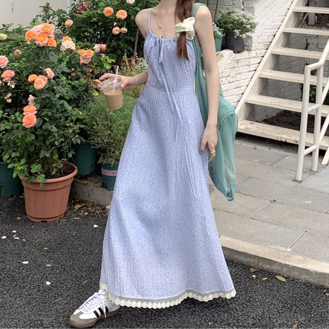 fine floral pattern onepiece lf3277