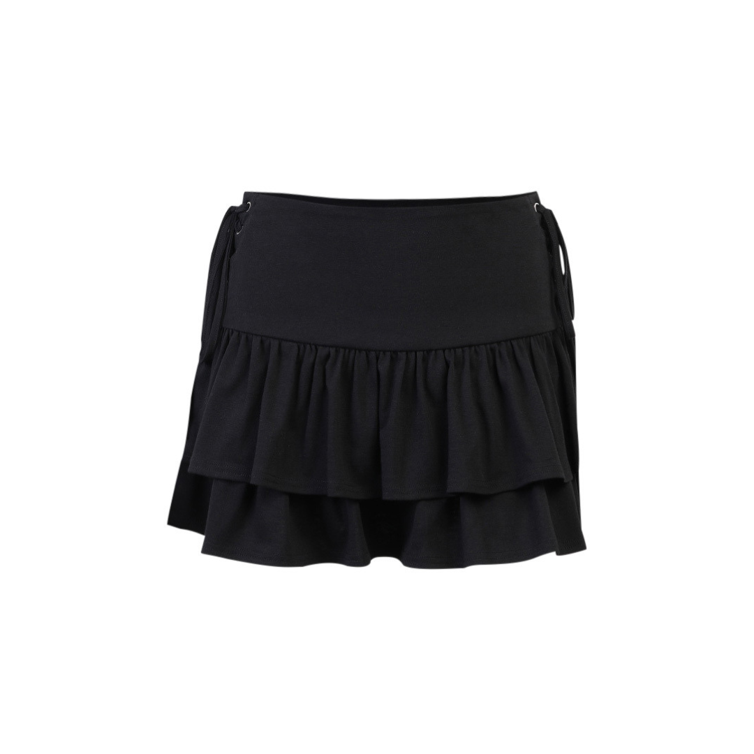 side waist strap skirt lf2616