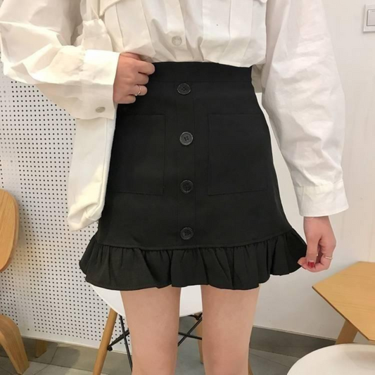 high waist fishtail skirt lf2883
