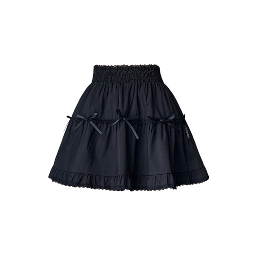 central ribbon mini skirt lf3202