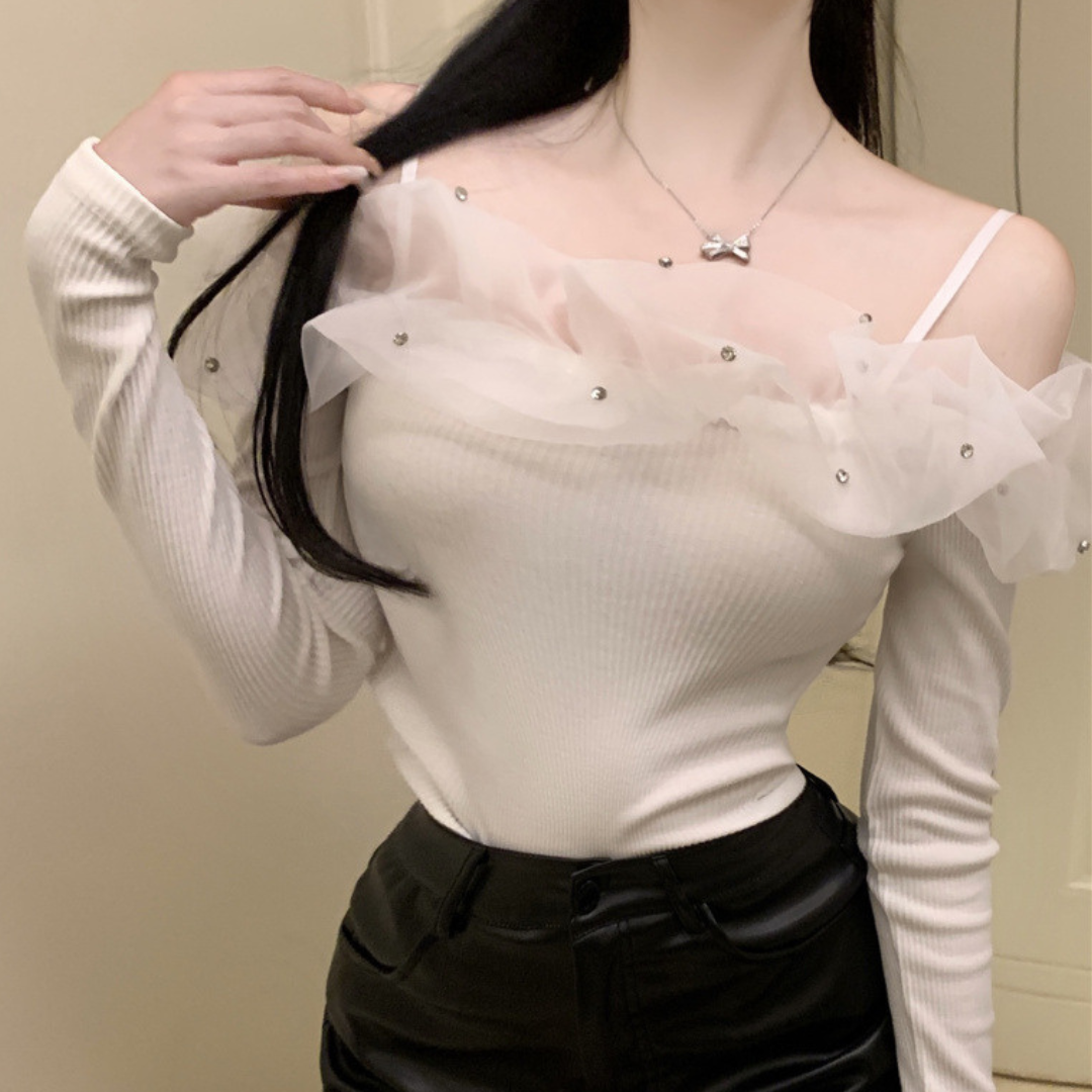 organdy wool sweater lf2617