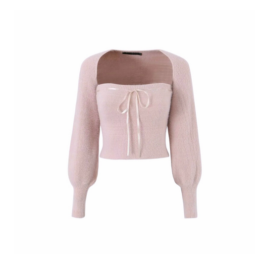 soft knit top set lf2784