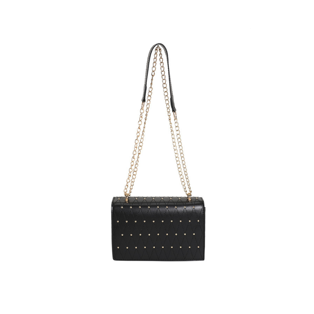 quilted pattern shoulder bag lf2874