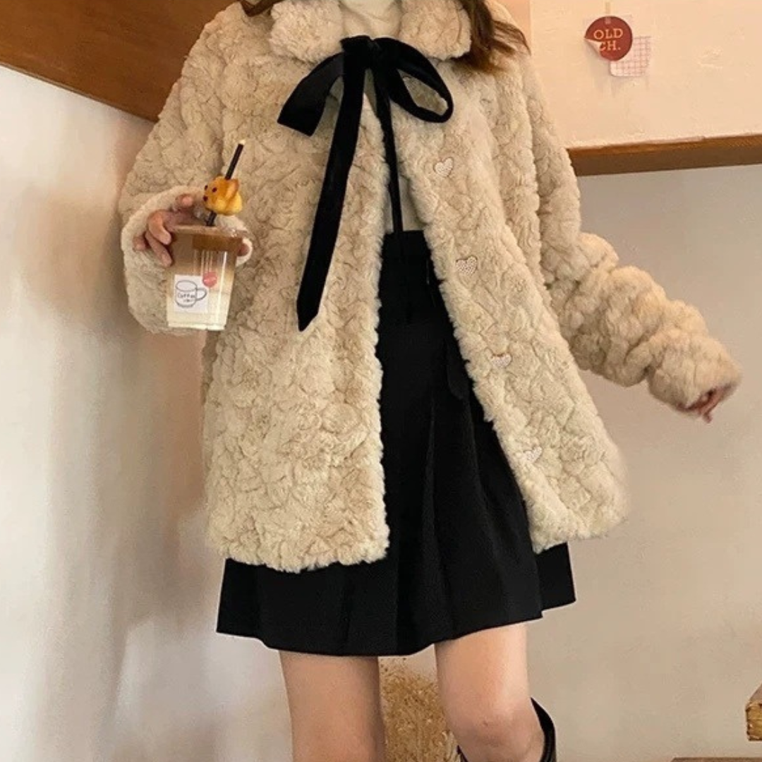 【Ranking18位】mokomoko girly coat lf2739