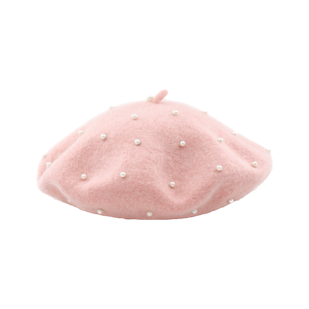 wool pearl beret lf2583