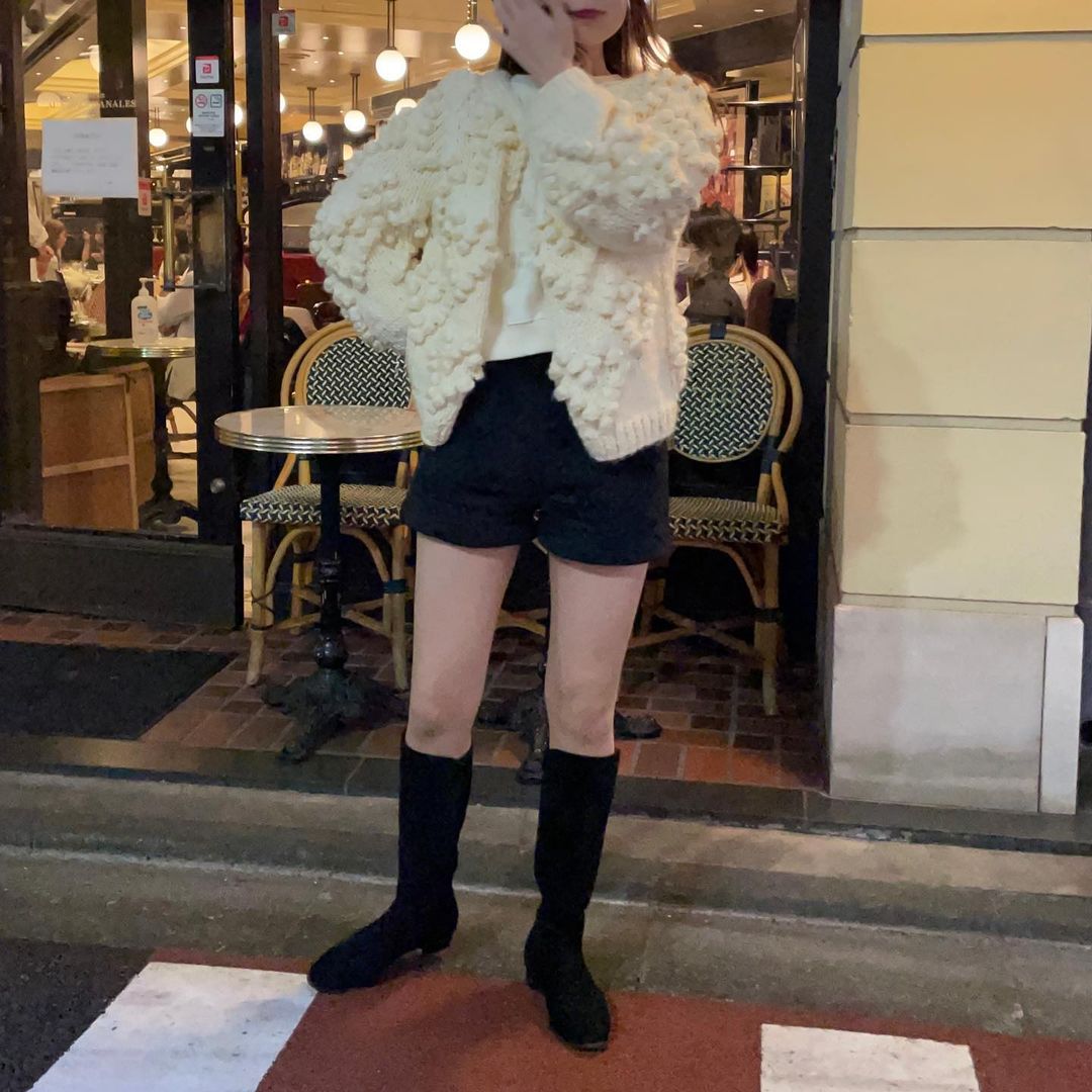 【Ranking10位】ponpon knit cardigan lf1036-002