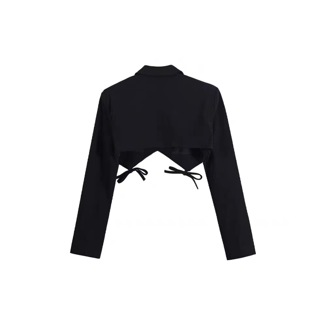 mini length ribbon point jacket lf2991