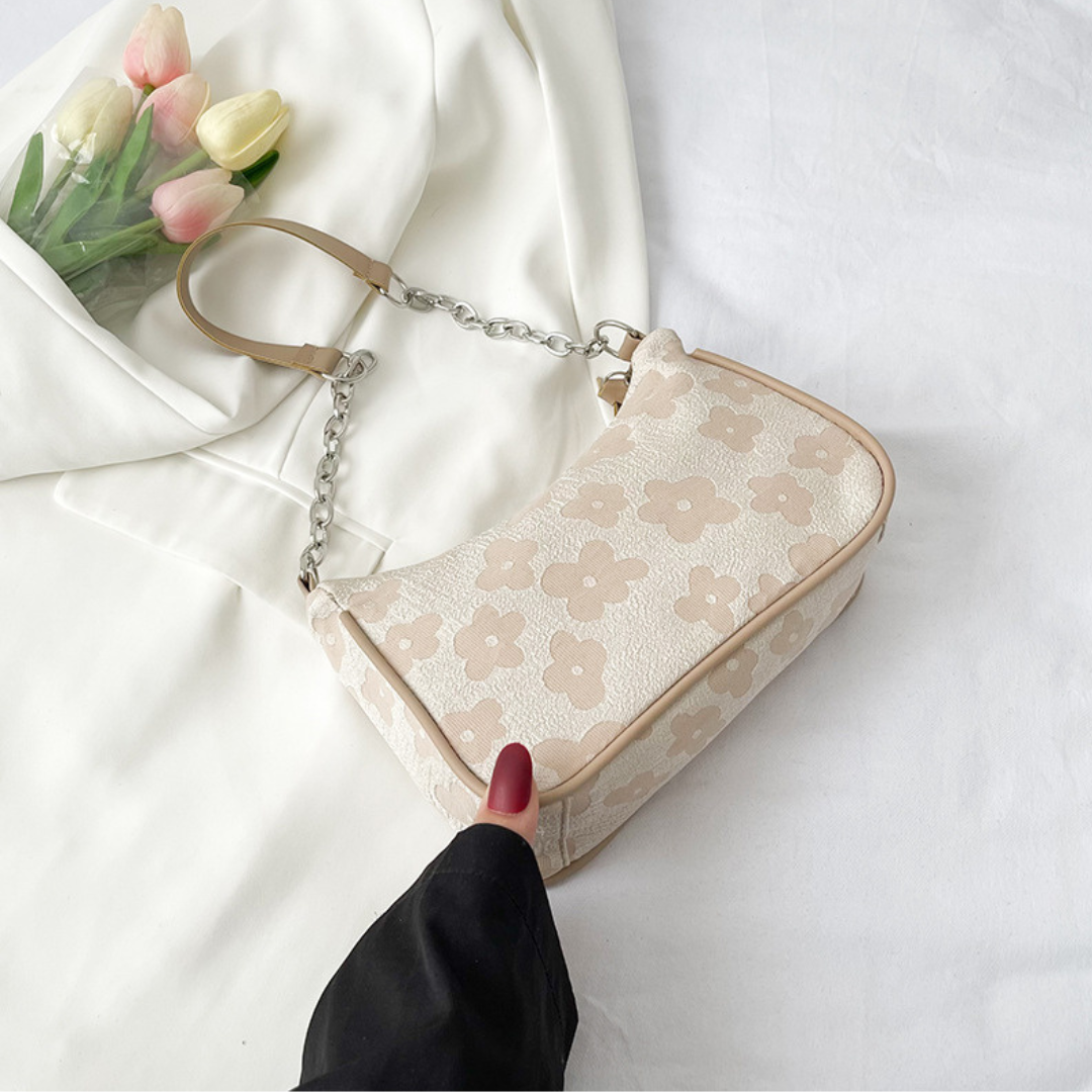 flower pattern square bag lf3048