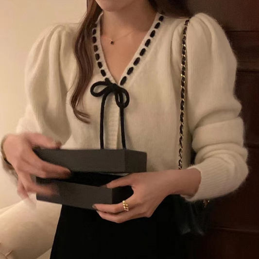 stitch ribbon knit lf2561