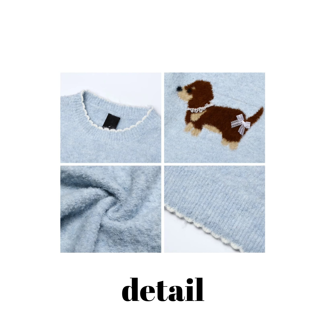 【Ranking1位】dachshund sweater lf3371