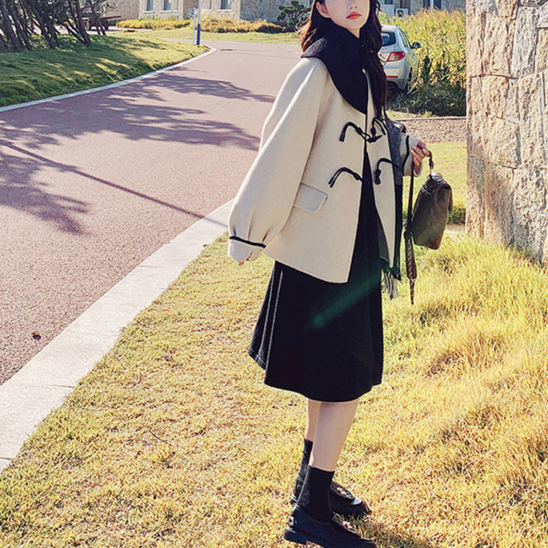 preppy doll coat lf2706