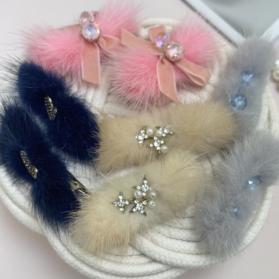 fur hair clip lf2687