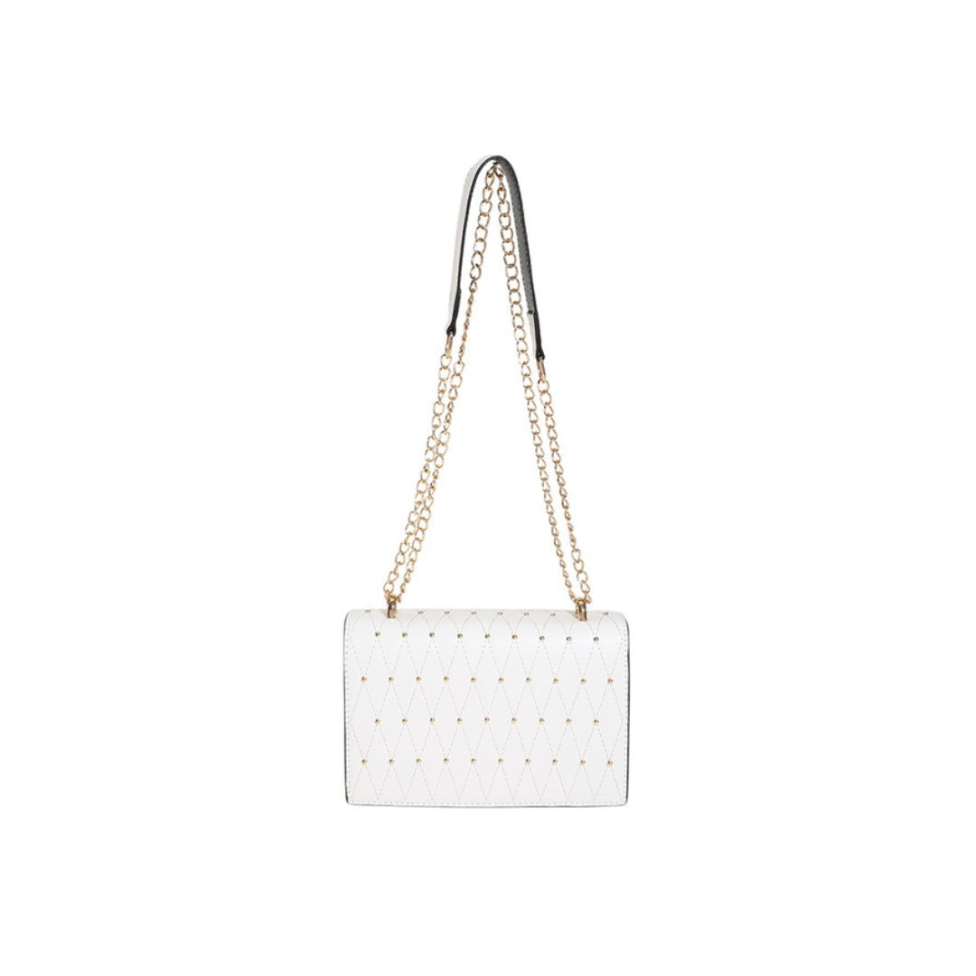 quilted pattern shoulder bag lf2874