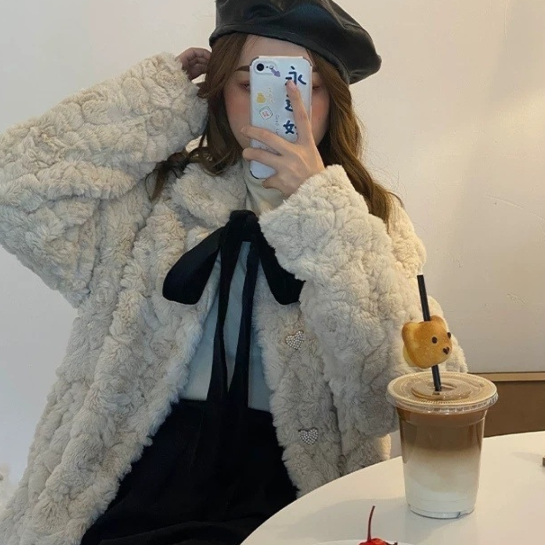 【Ranking18位】mokomoko girly coat lf2739