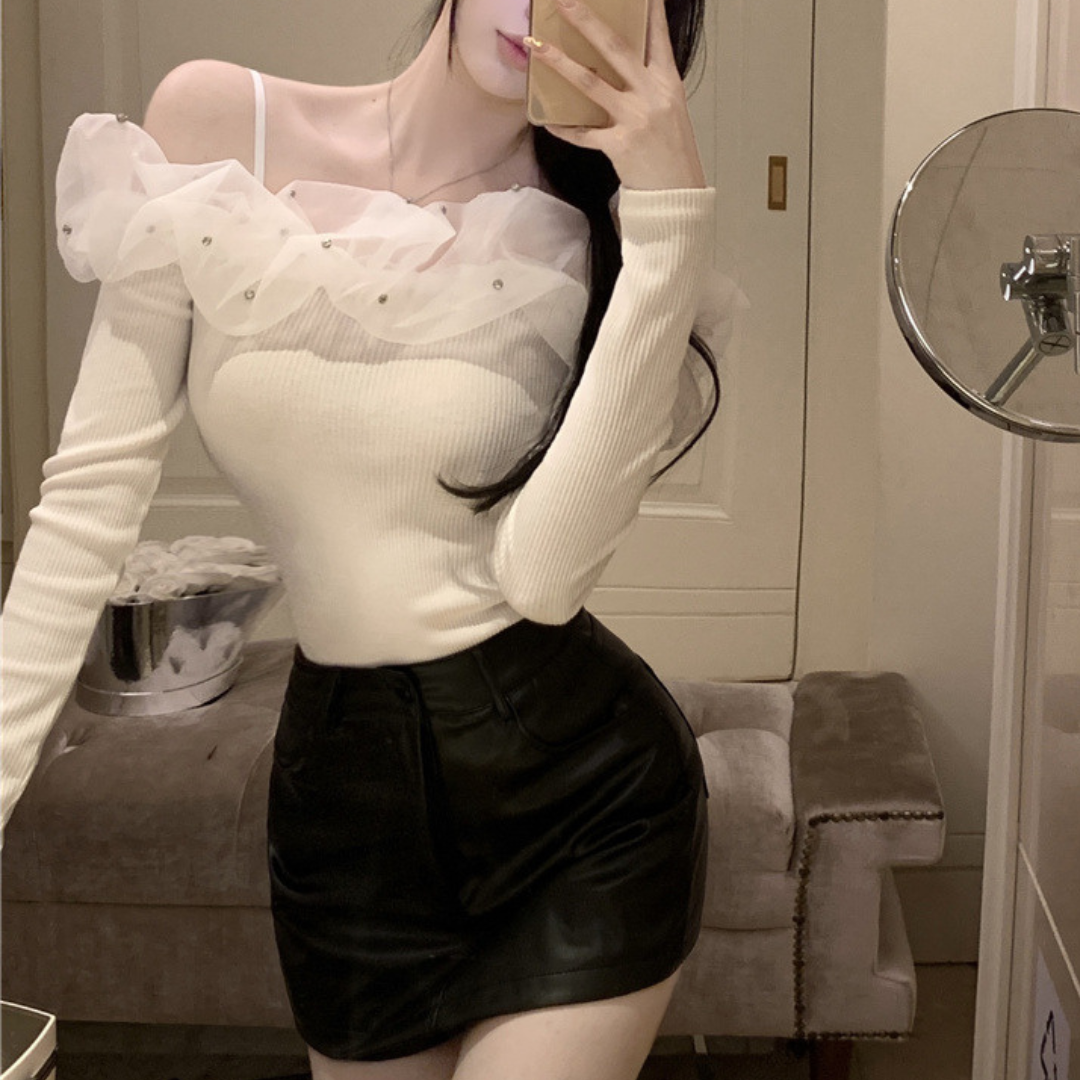 organdy wool sweater lf2617