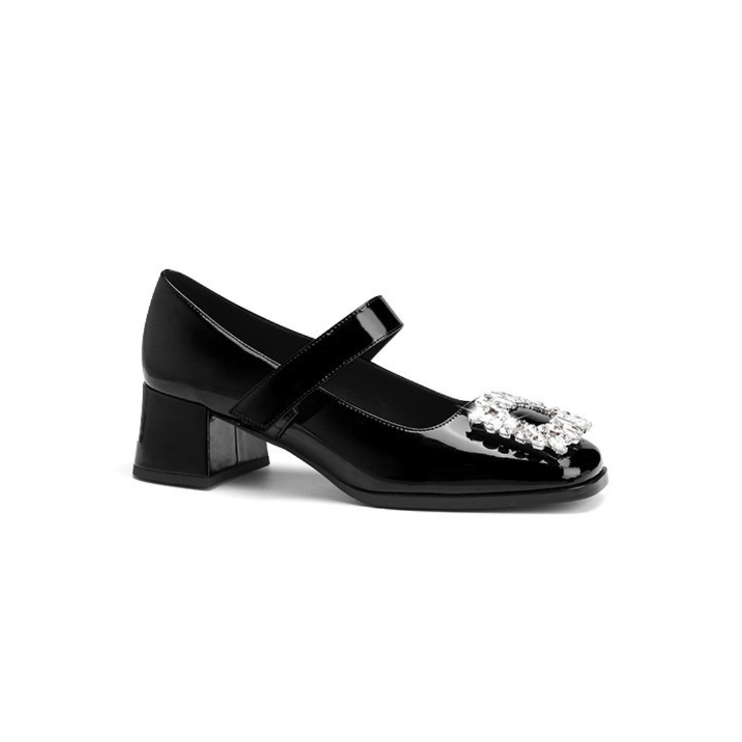 square bijou strap pumps lf2557
