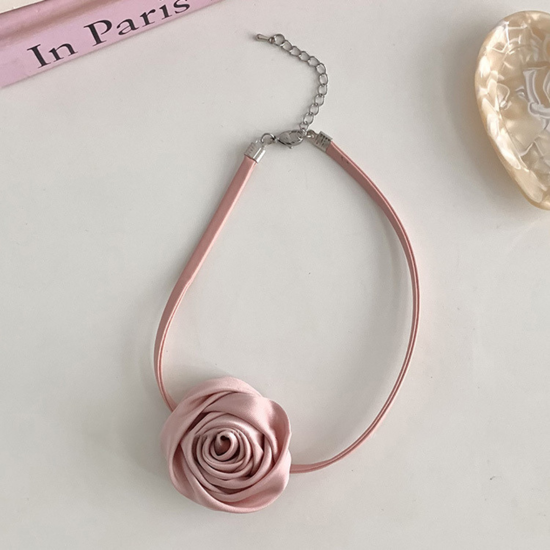rose motif choker lf3215