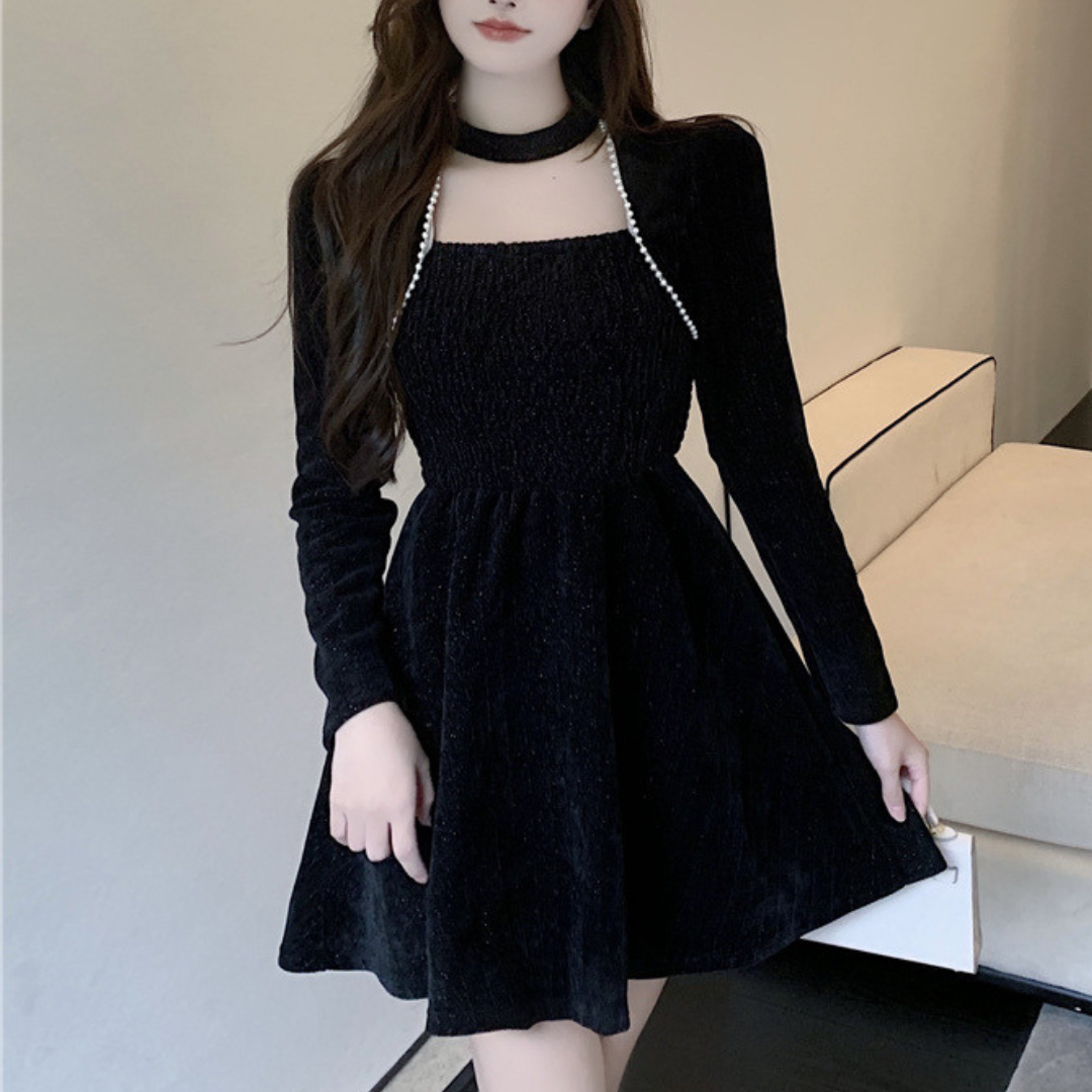 halter neck dress lf2685