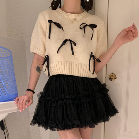 satay ribbon summer knit lf3023