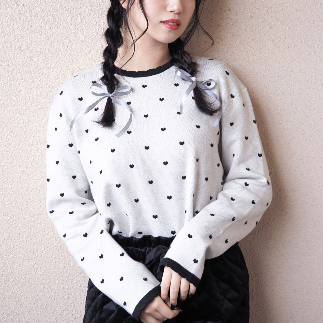 【即納】heart knit lfmade02