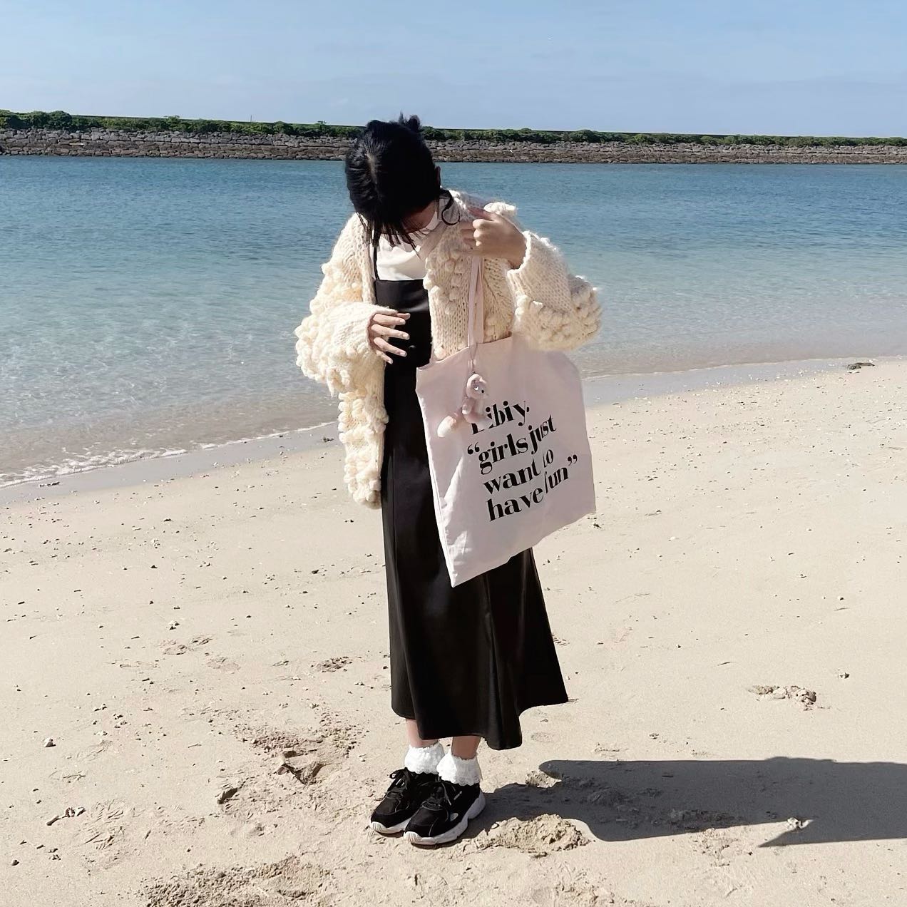 【Ranking10位】ponpon knit cardigan lf1036-002
