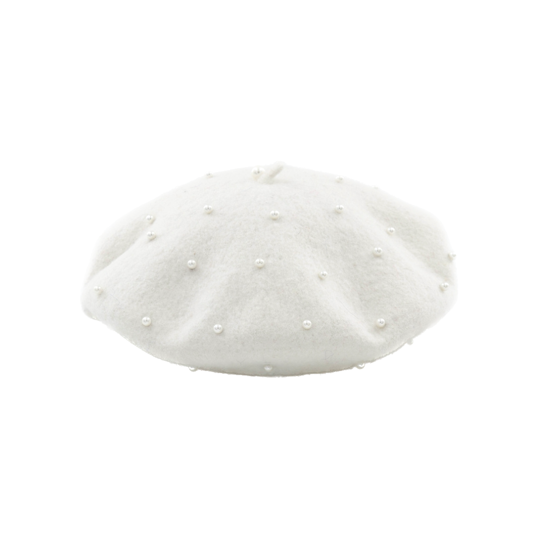 wool pearl beret lf2583
