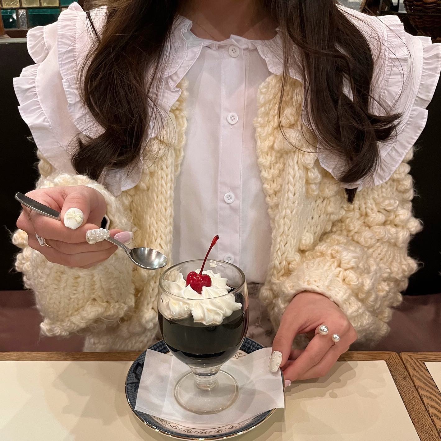 【Ranking10位】ponpon knit cardigan lf1036-002