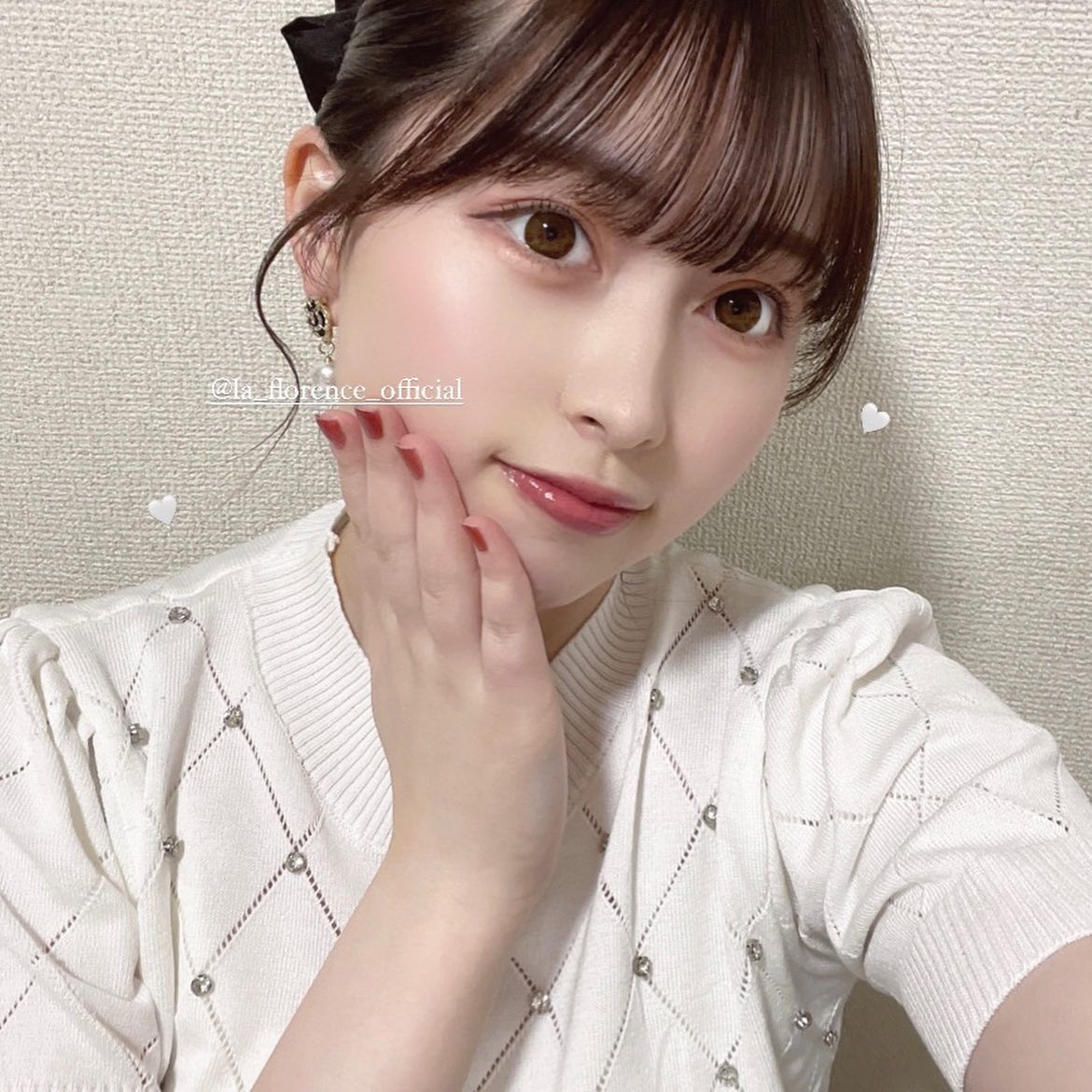 bijou puff sleeve knit lf2290【即納】