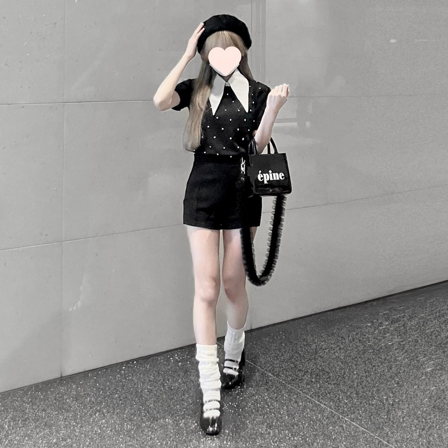 bijou puff sleeve knit lf2290【即納】