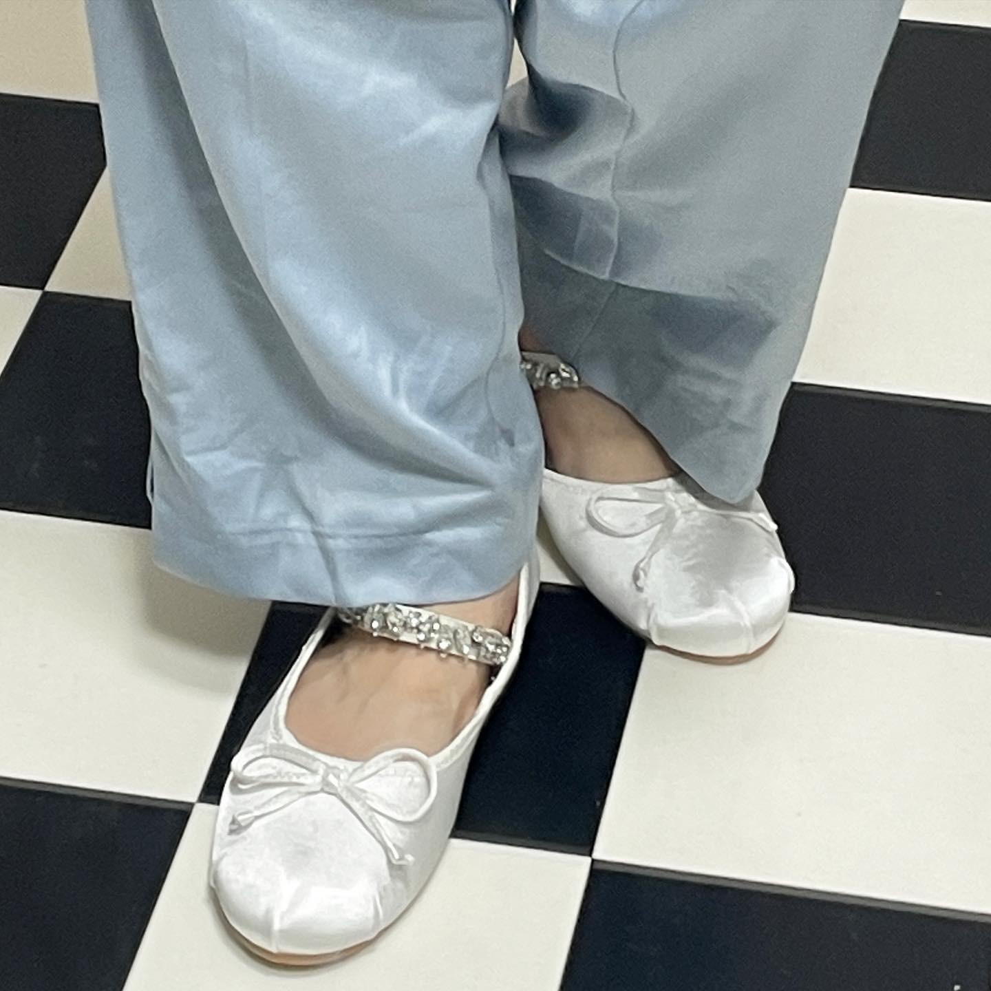 bijou strap ballet shoes lf1863