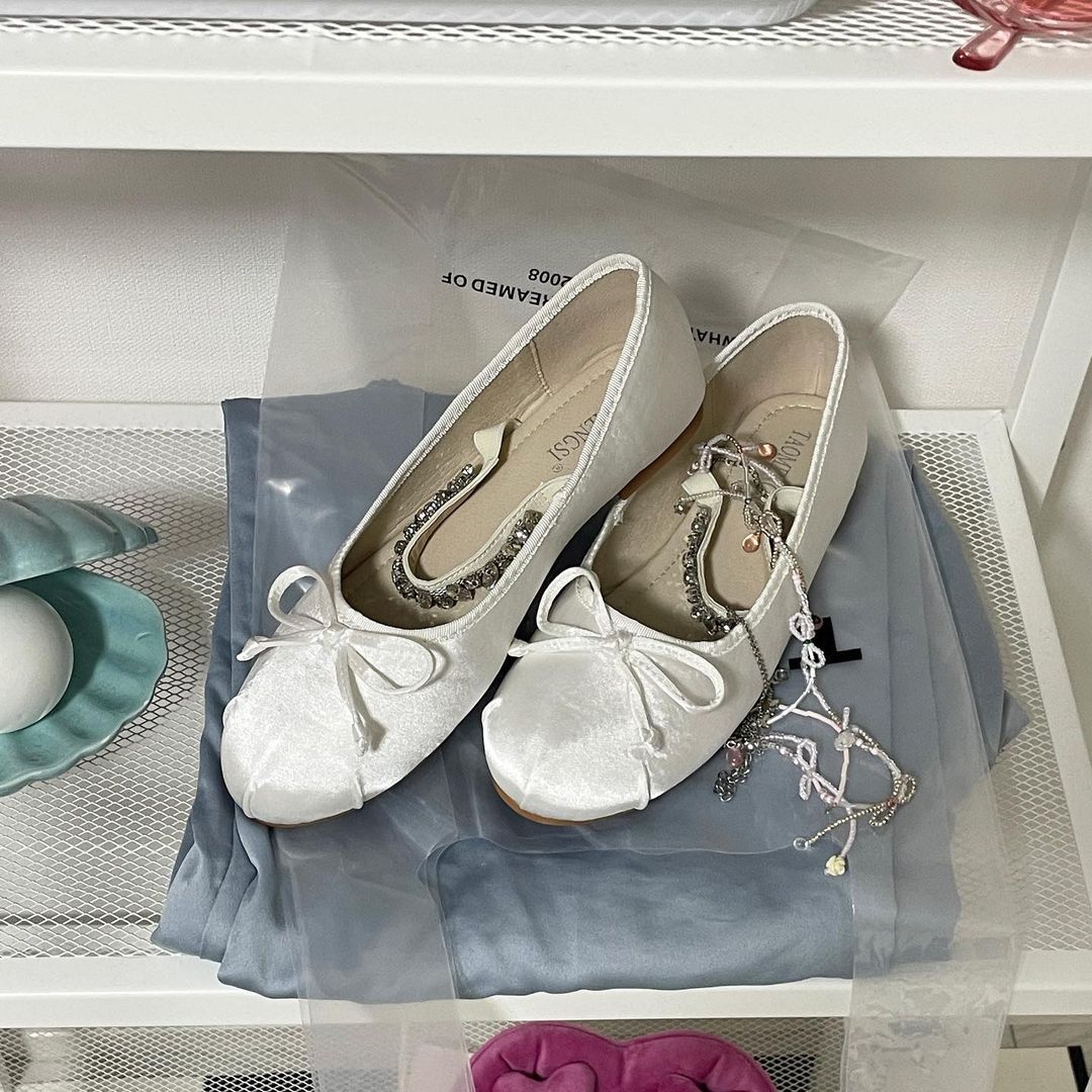 bijou strap ballet shoes lf1863