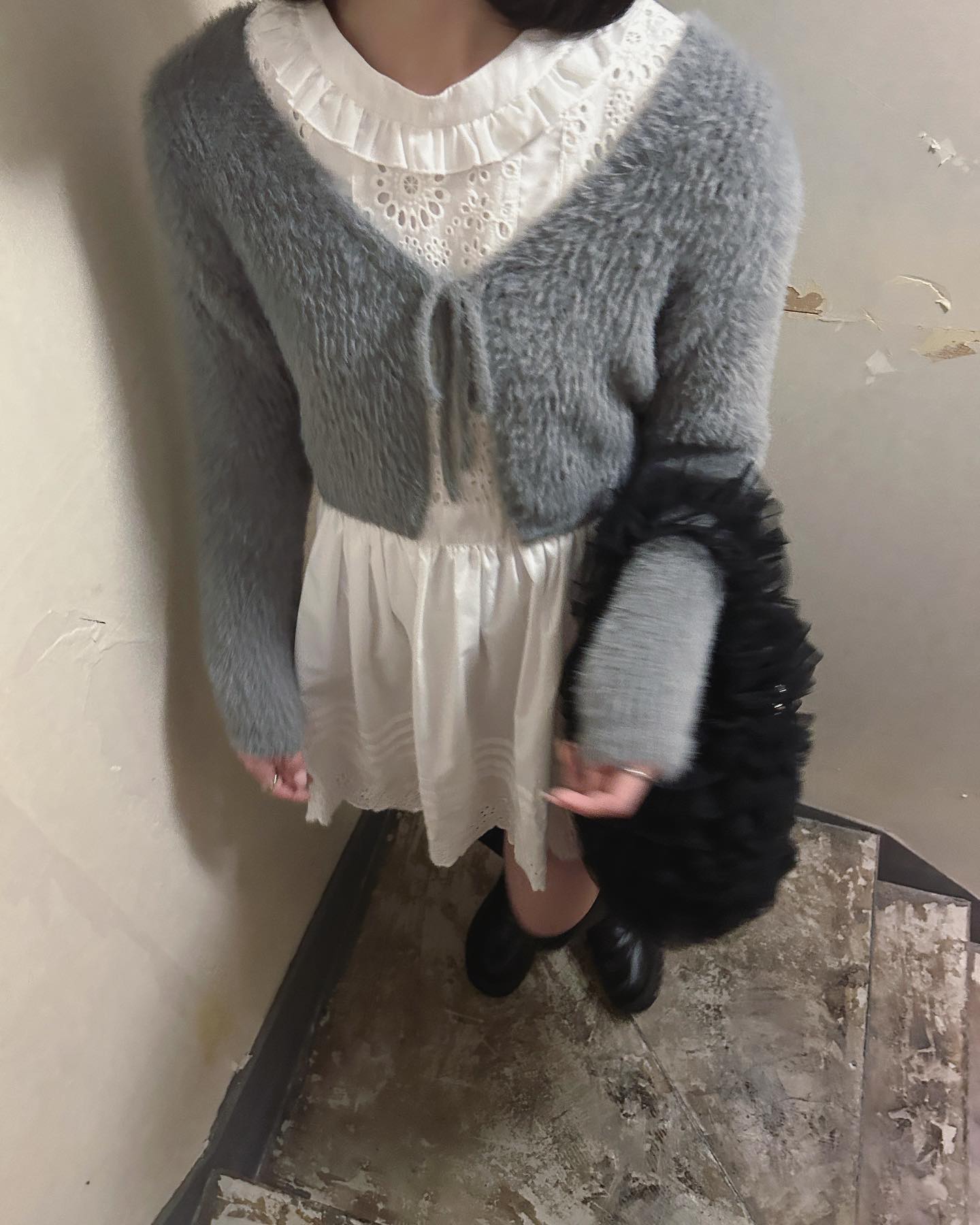 short sweater cardigan lf2637