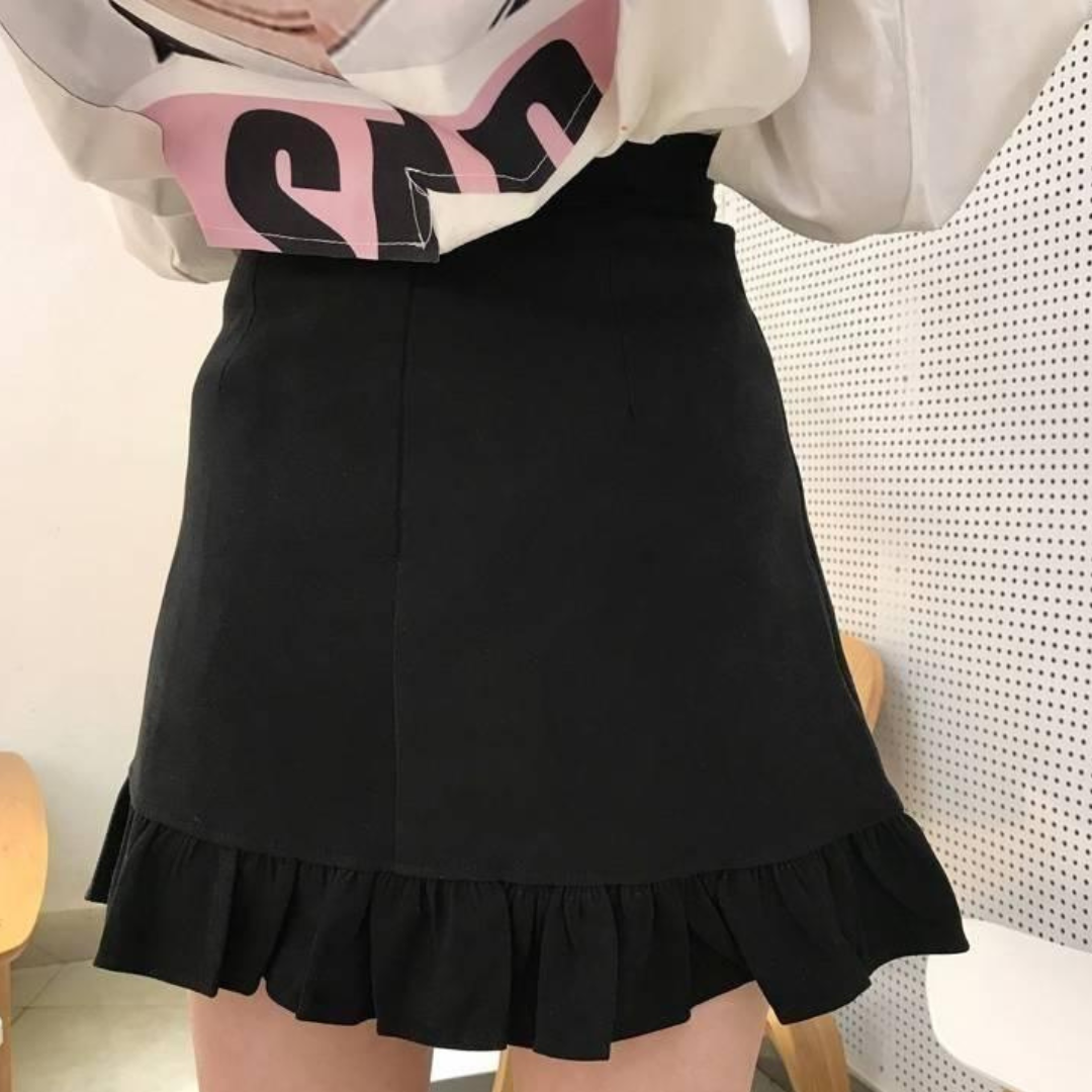 high waist fishtail skirt lf2883