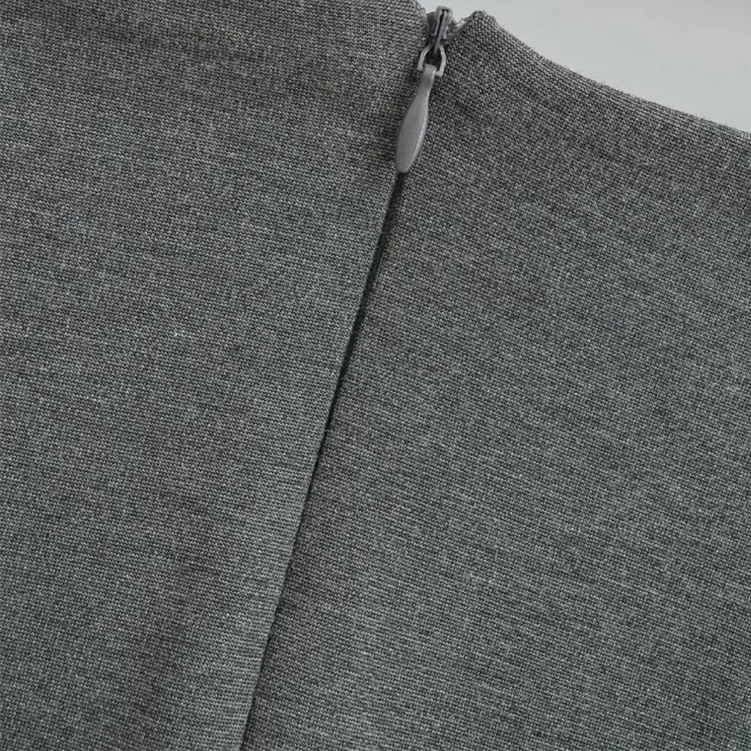 sweat ribbon mini skirt lf3118