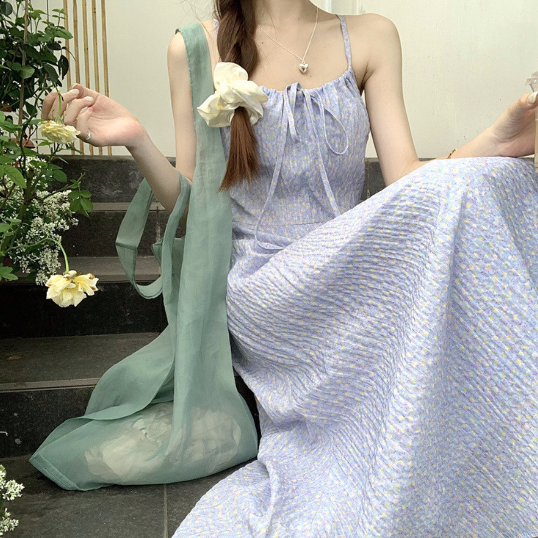 fine floral pattern onepiece lf3277