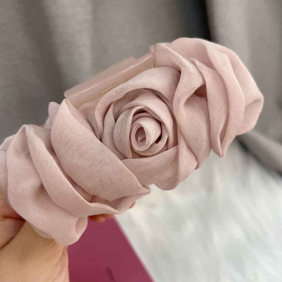 ciffon rose hair clip lf2544