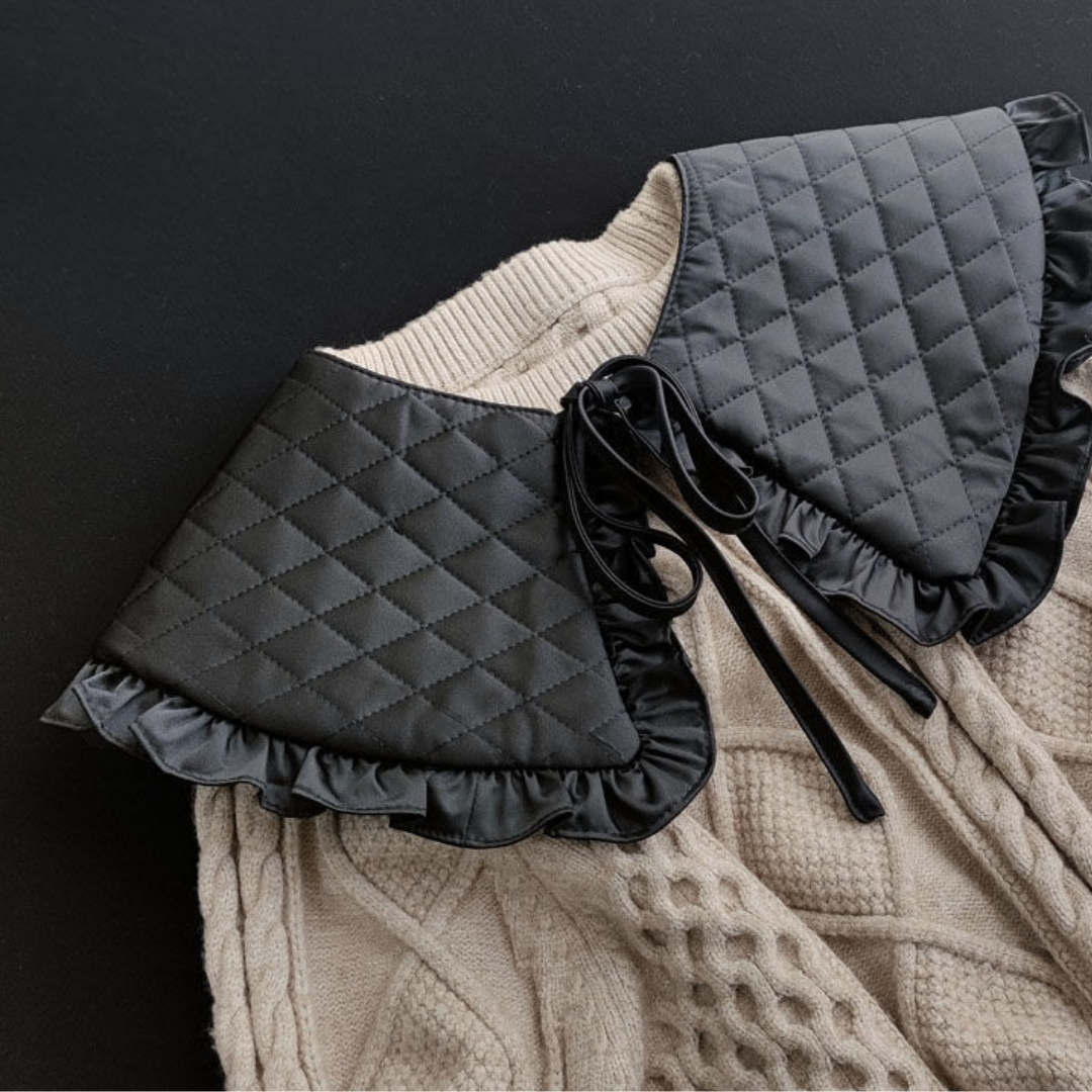 quilted collar lf2606