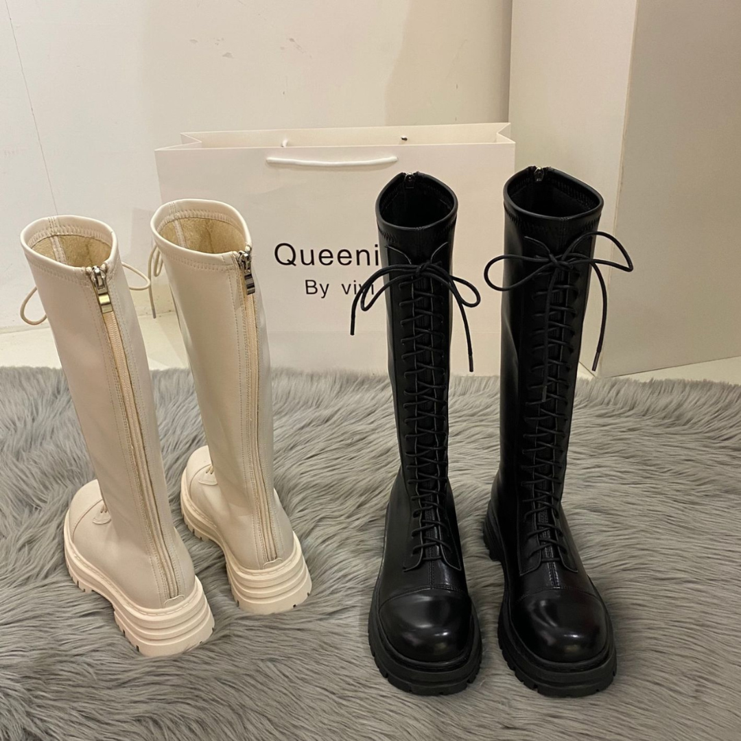 laceup long boots lf2527