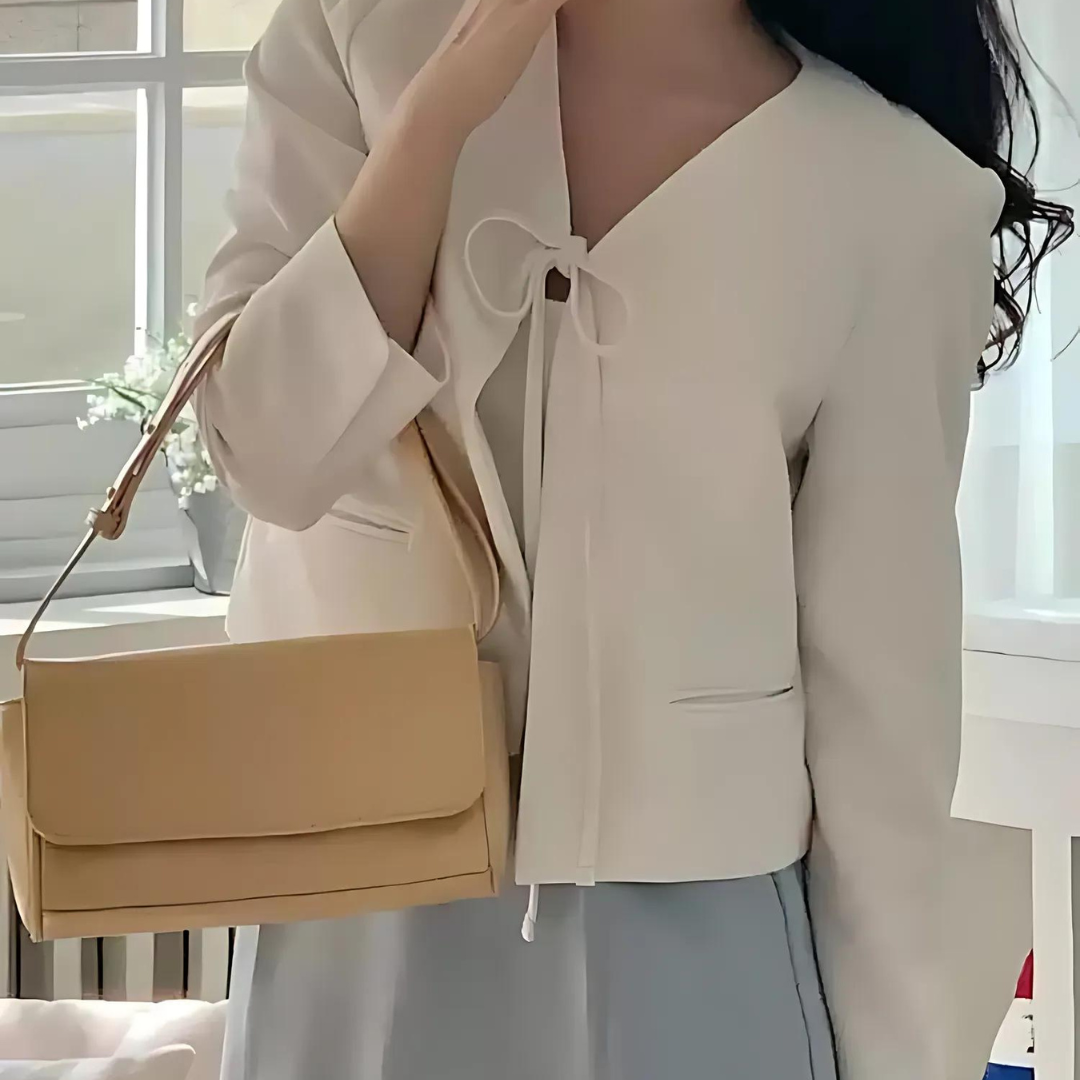collarless jacket lf3352